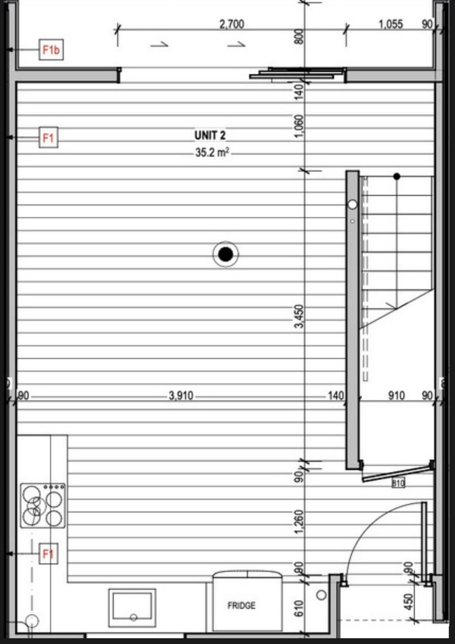 Unit 2 ground floor plan