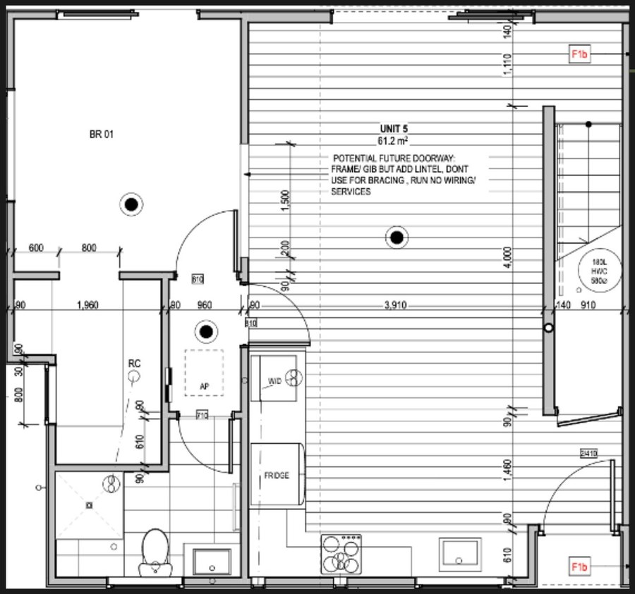 Unit 5 ground floor plan